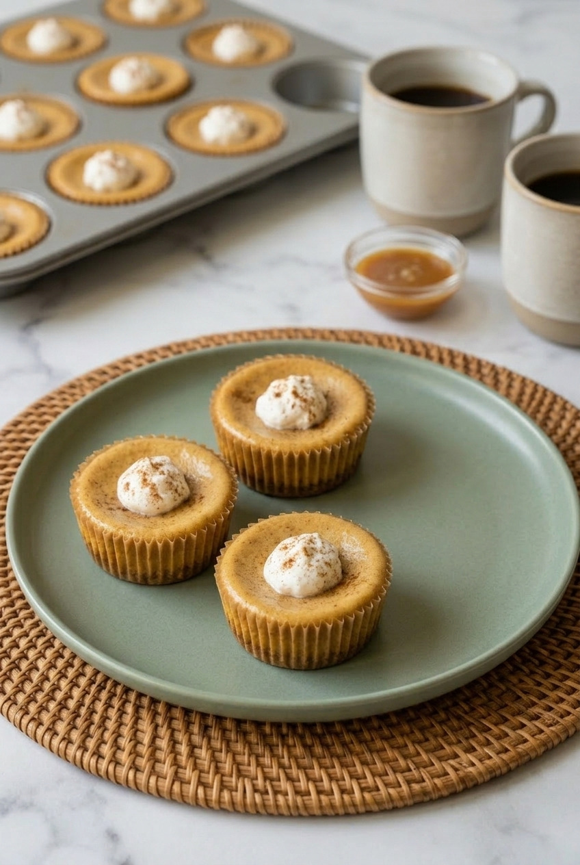 mini pumpkin cheesecakes complete meal