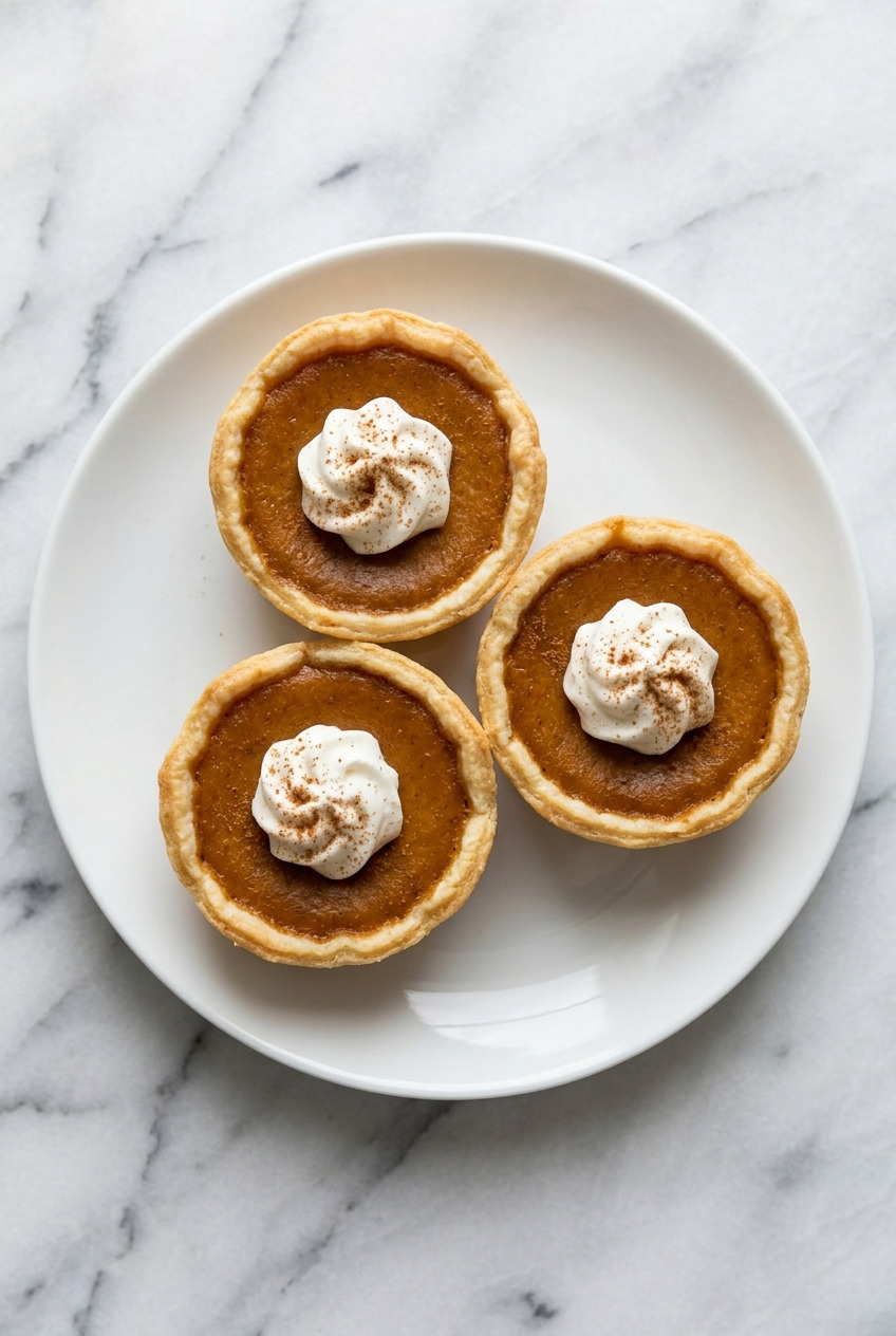mini pumpkin pies