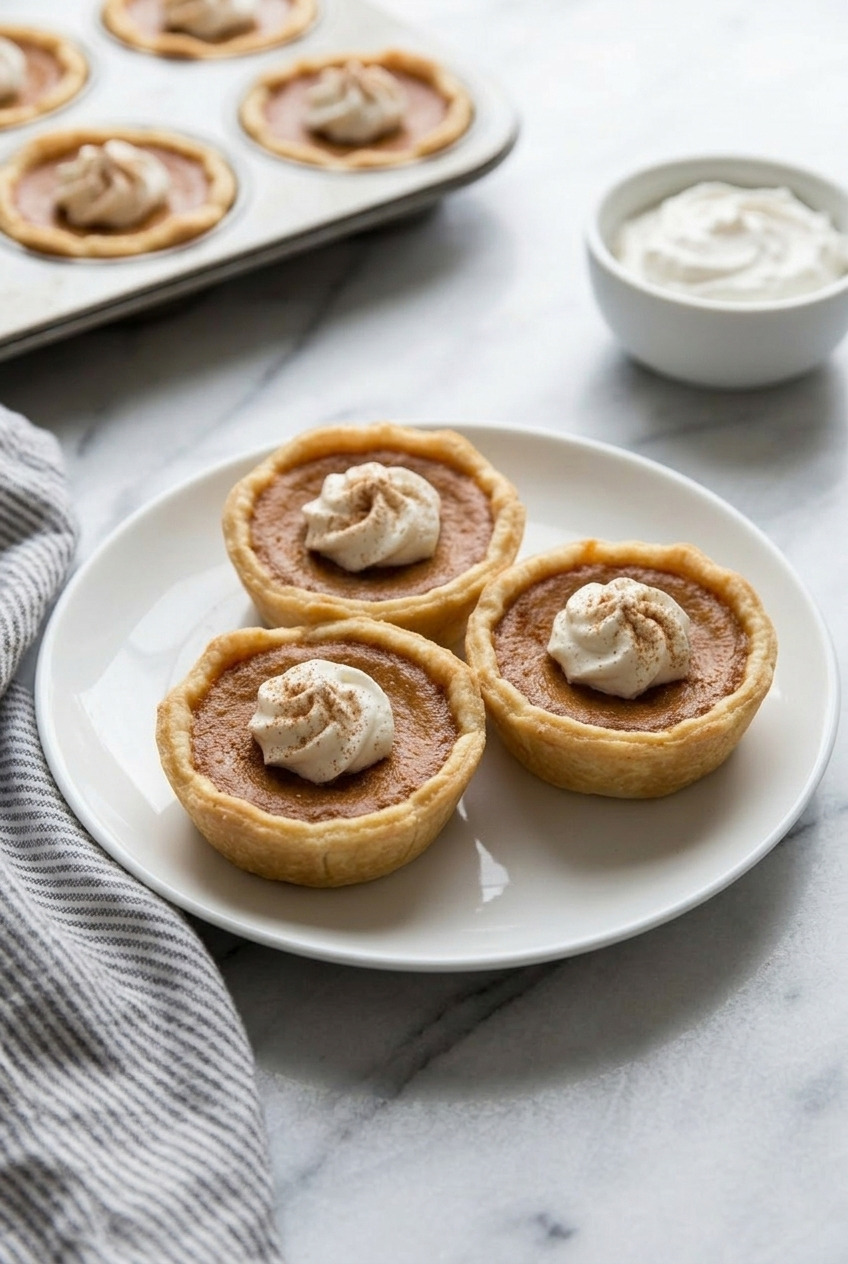 mini pumpkin pies complete meal