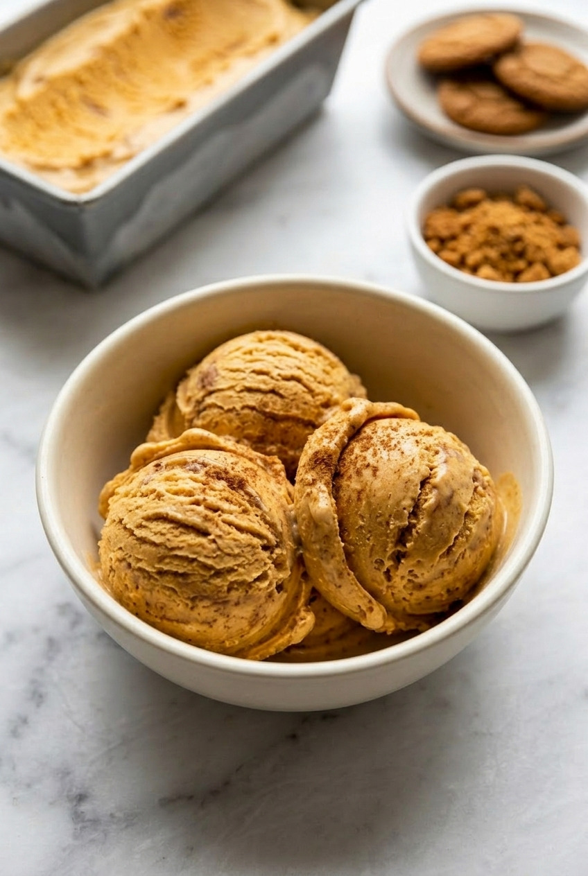 no churn pumpkin ice cream complete meal