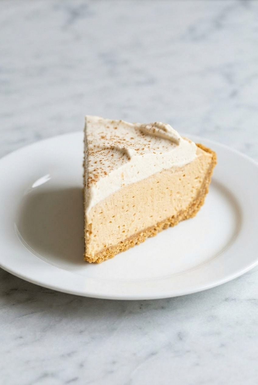 nobake pumpkin pie dinner scene