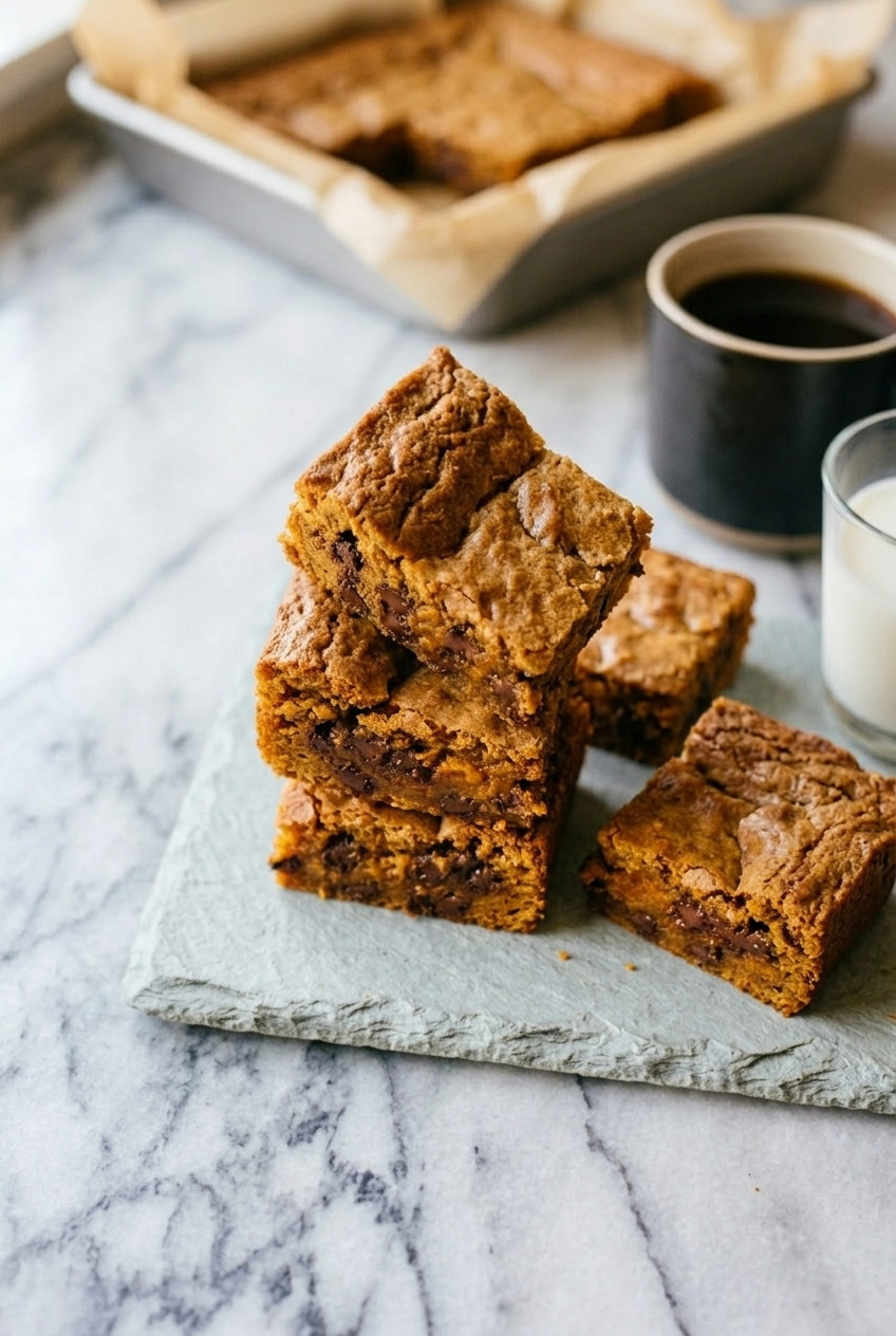 pumpkin blondies complete meal