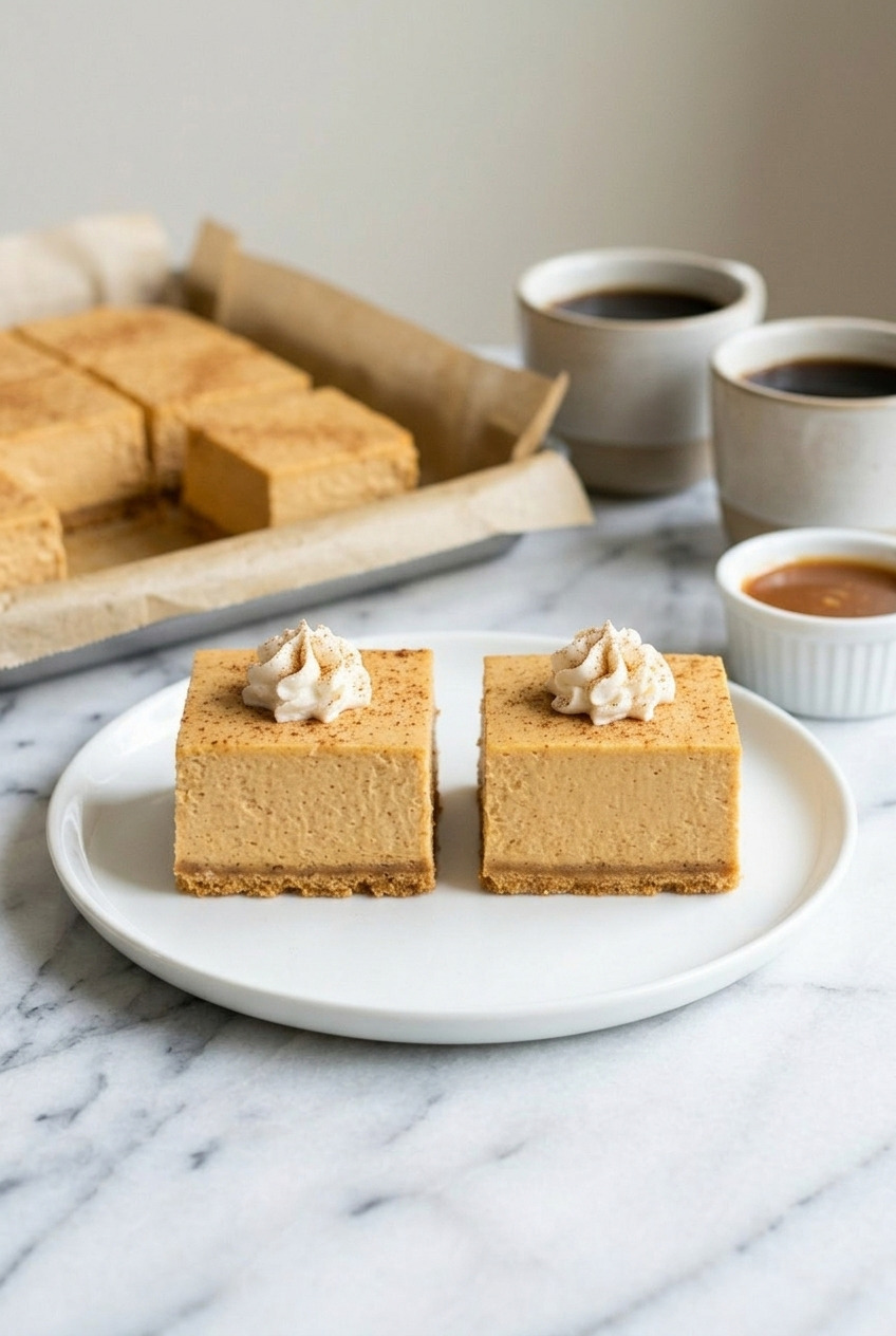 pumpkin cheesecake bars complete meal