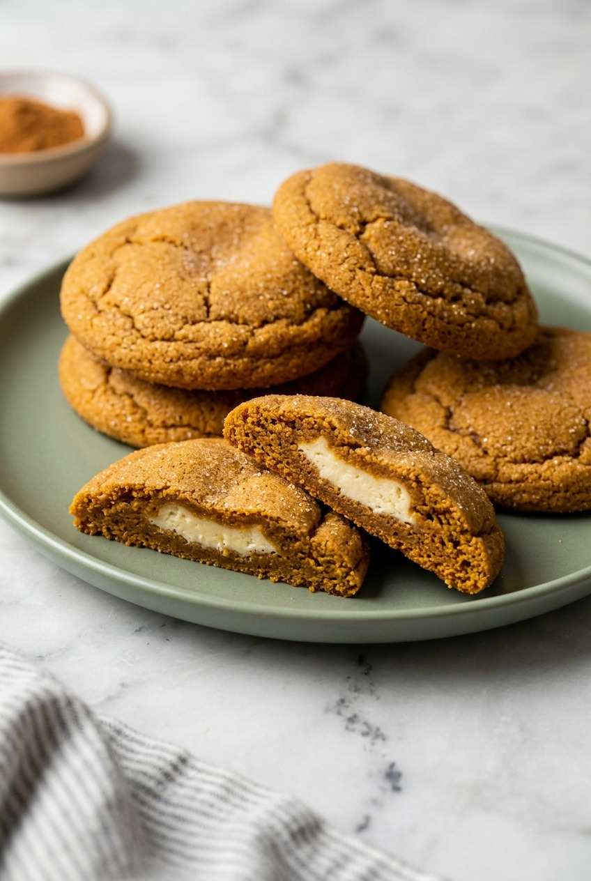 pumpkin cheesecake cookies