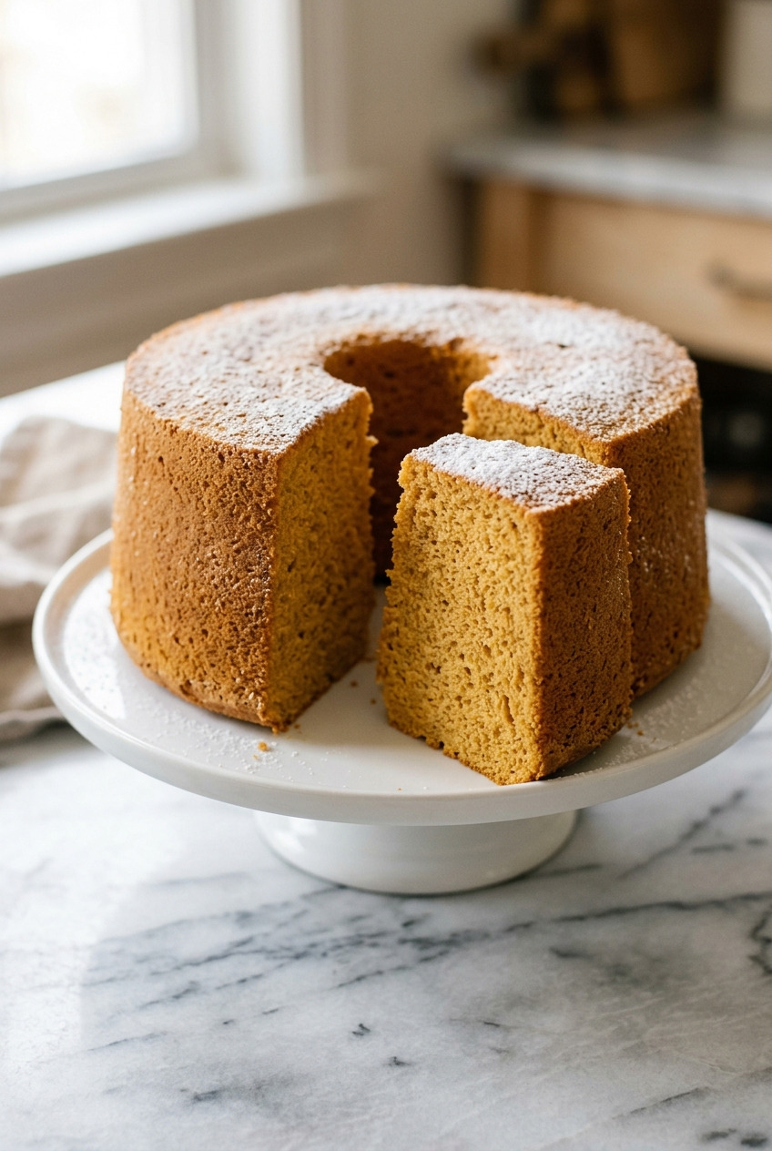 pumpkin chiffon cake