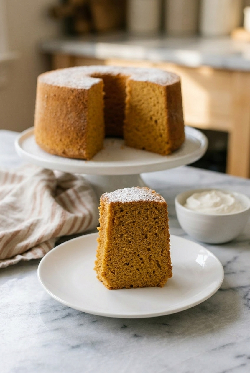 pumpkin chiffon cake complete meal