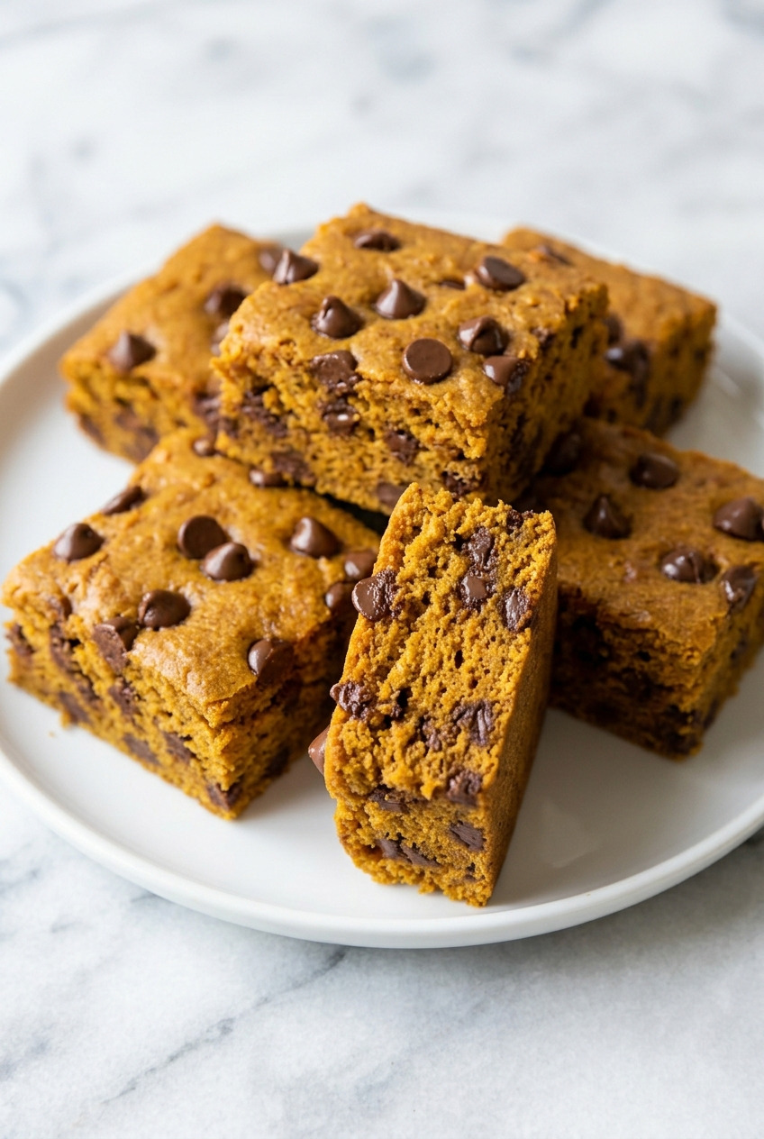 pumpkin chocolate chip bars