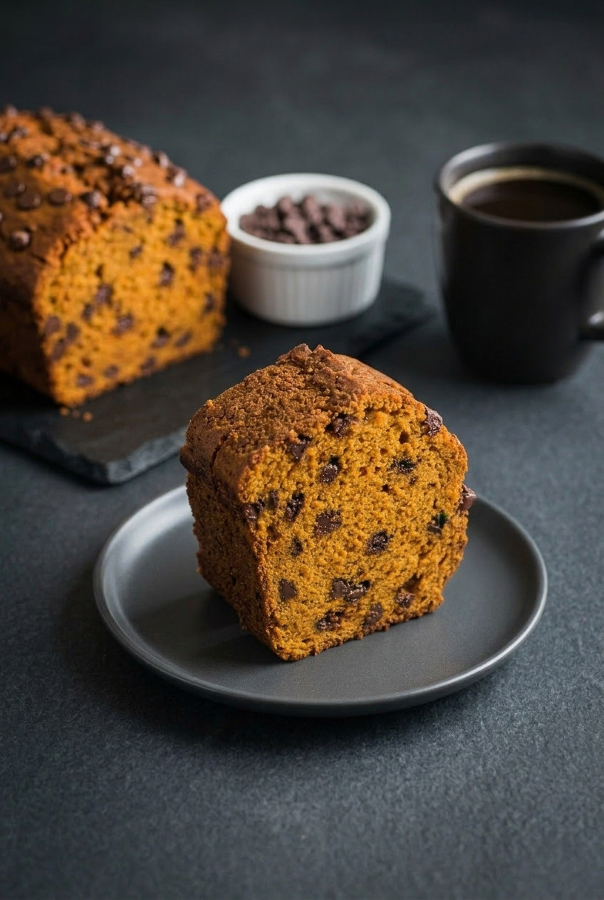 pumpkin chocolate chip bread complete meal