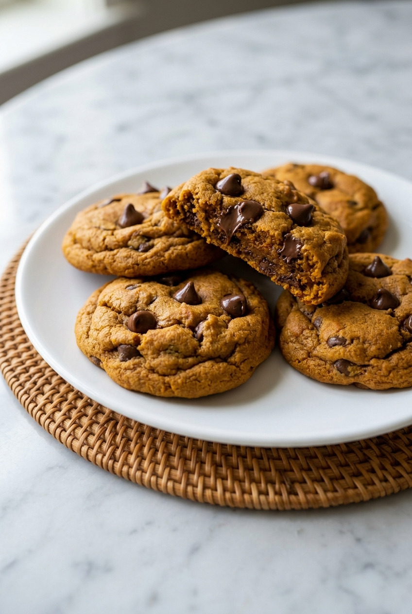 pumpkin chocolate chip cookies