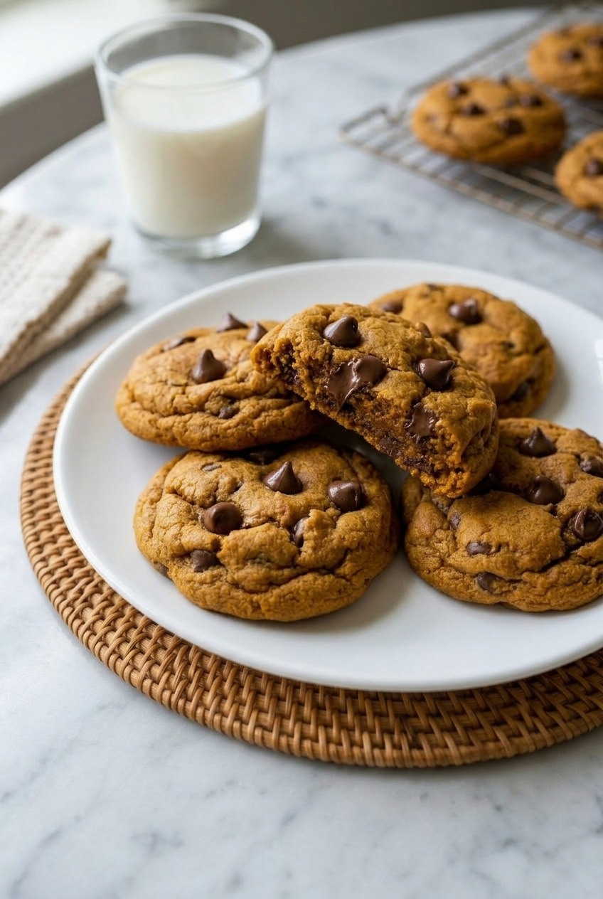 pumpkin chocolate chip cookies complete meal