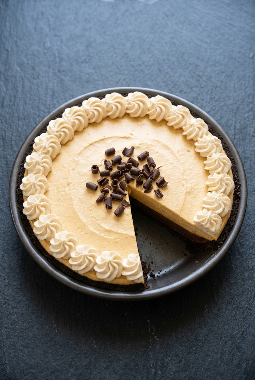 pumpkin chocolate silk pie