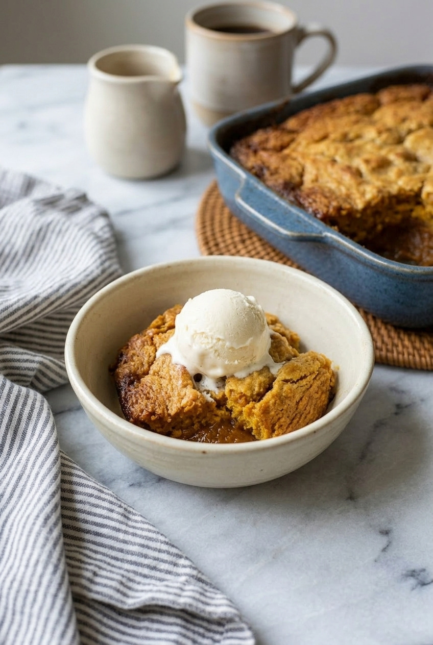 pumpkin cobbler complete meal