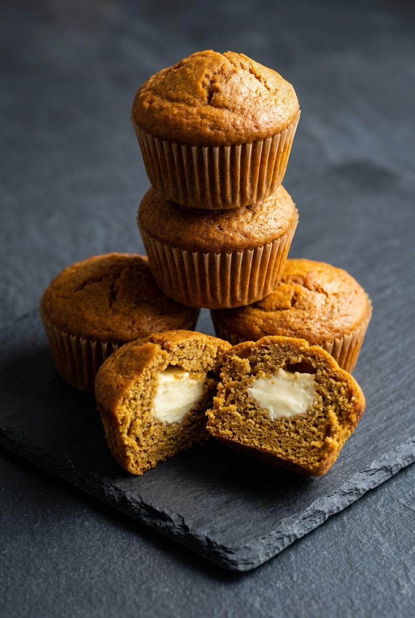 pumpkin cream cheese muffins