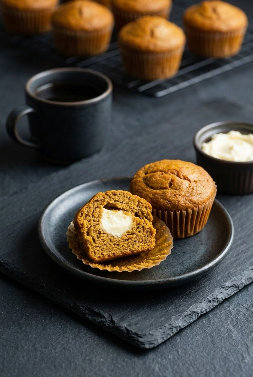 pumpkin cream cheese muffins complete meal