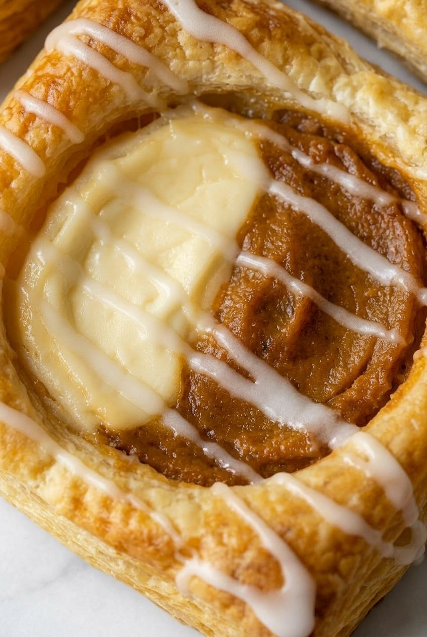 pumpkin danish close up