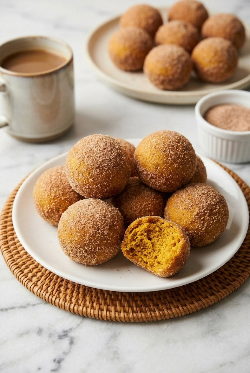 pumpkin donut holes complete meal
