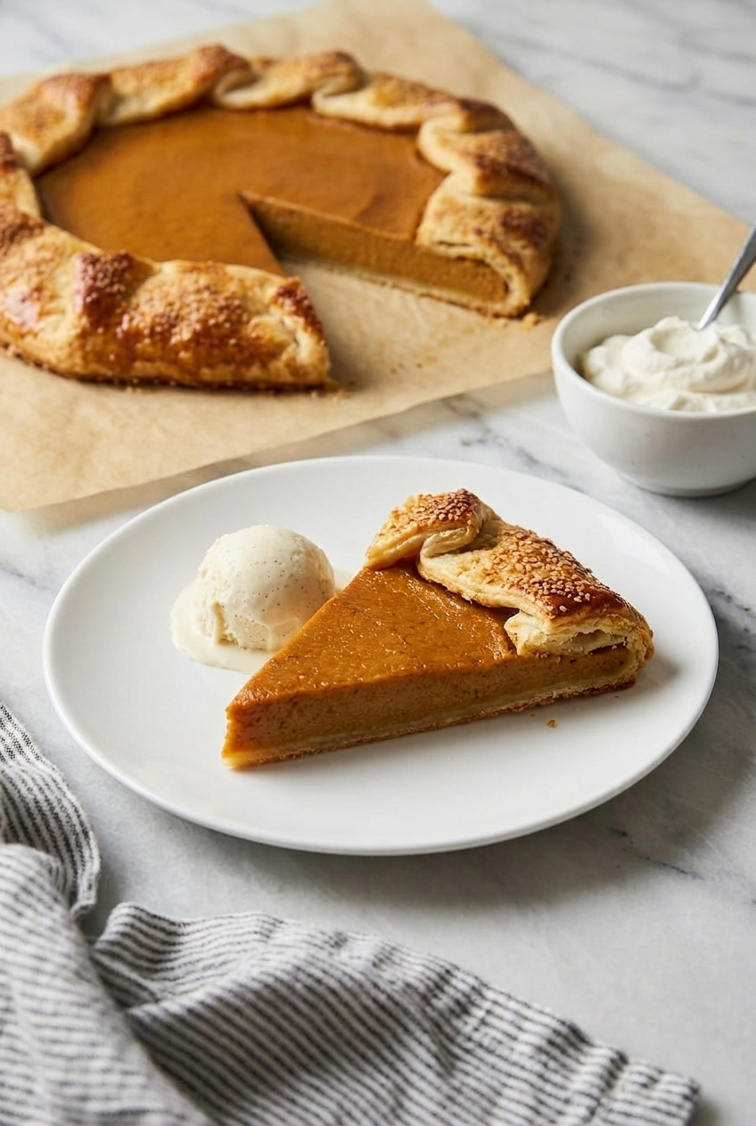 pumpkin galette complete meal
