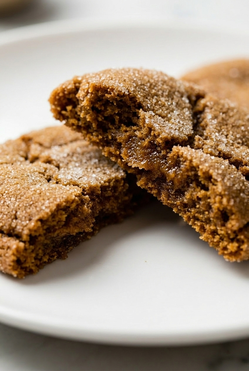 pumpkin gingersnaps close up