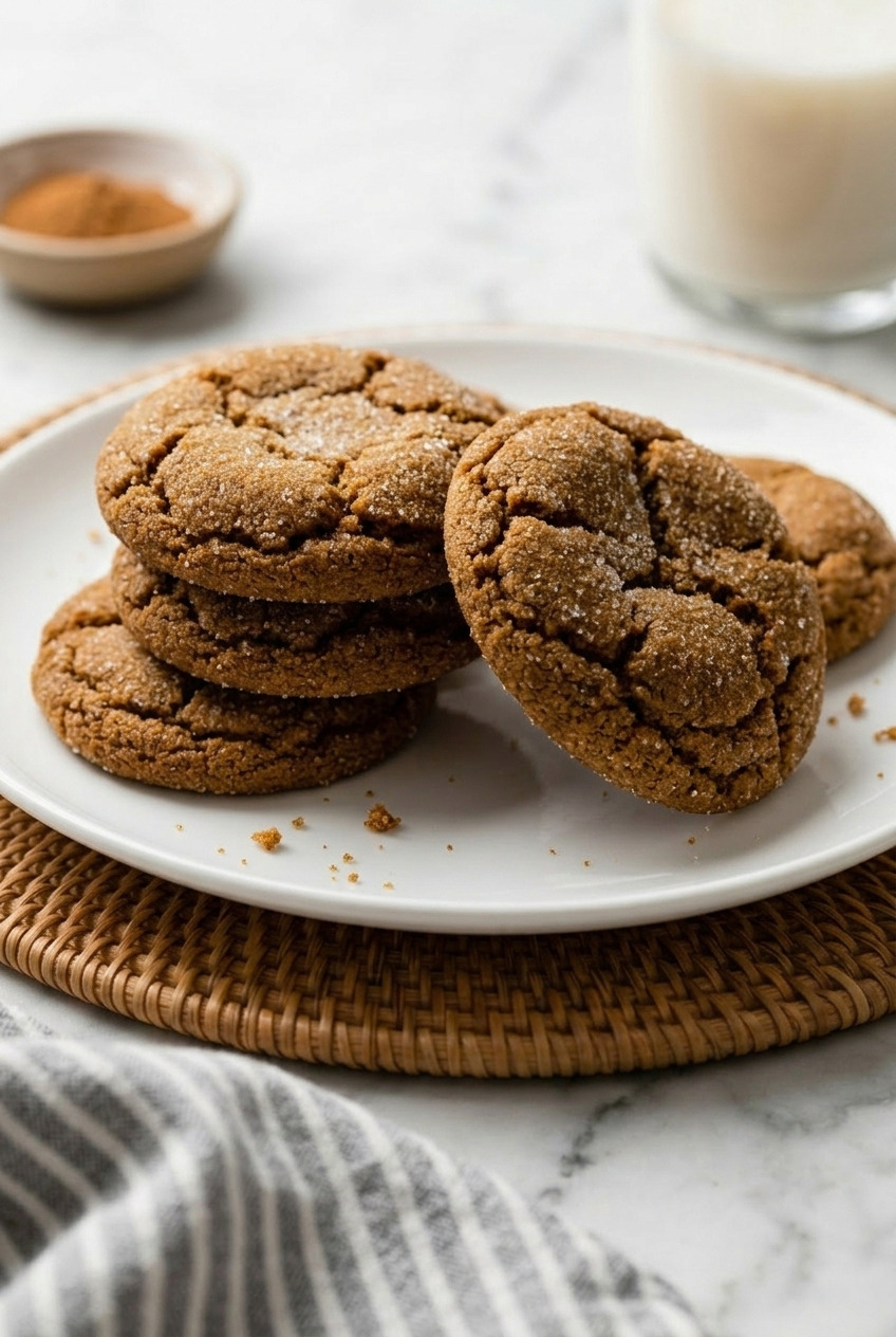 pumpkin gingersnaps side view