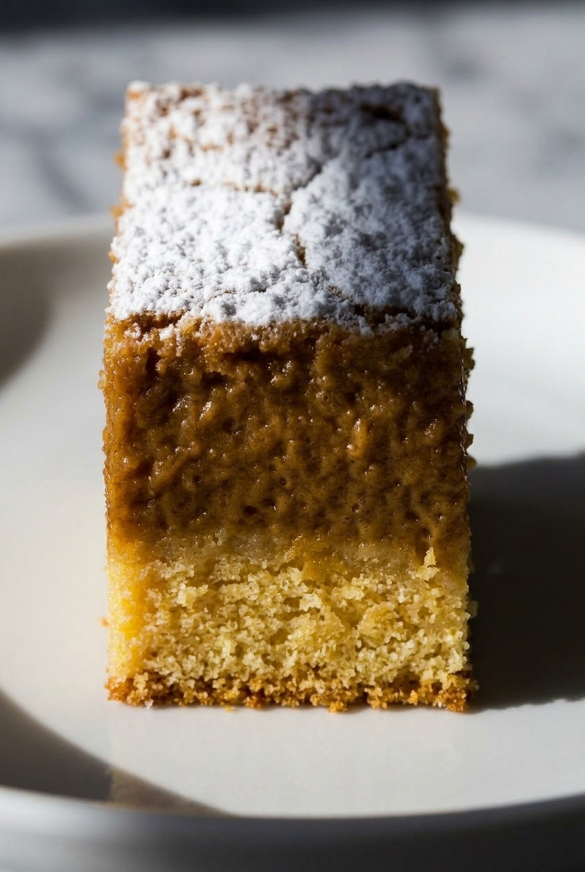pumpkin gooey butter bars close up