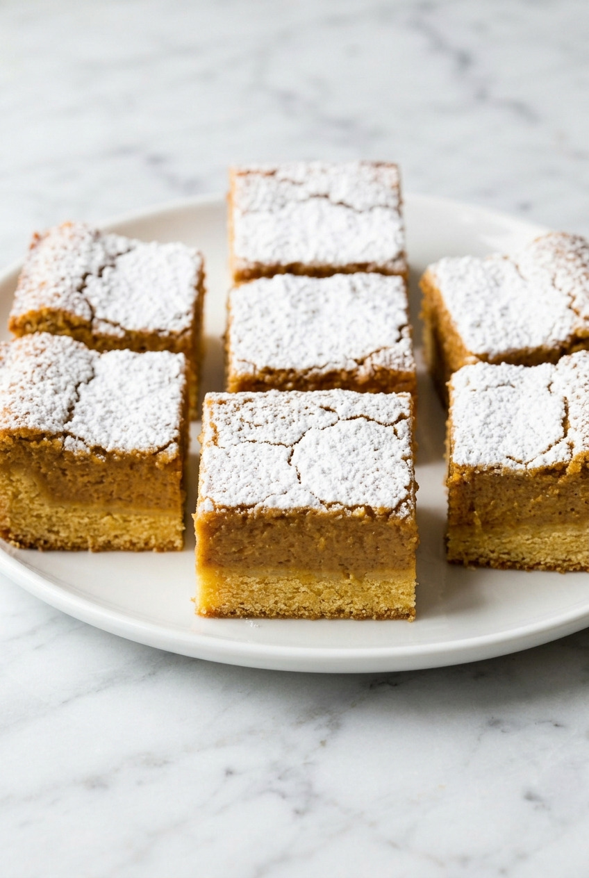 pumpkin gooey butter bars
