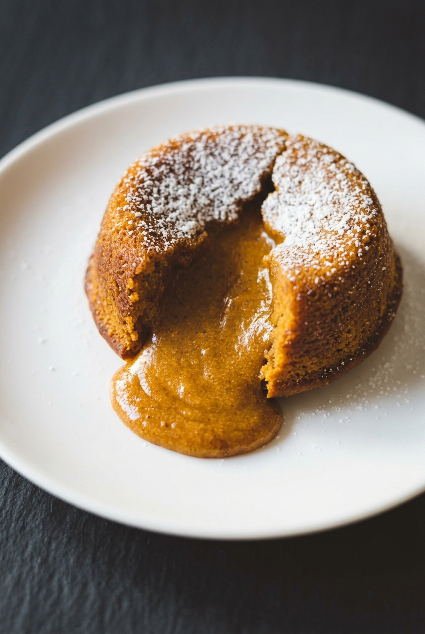 pumpkin lava cake