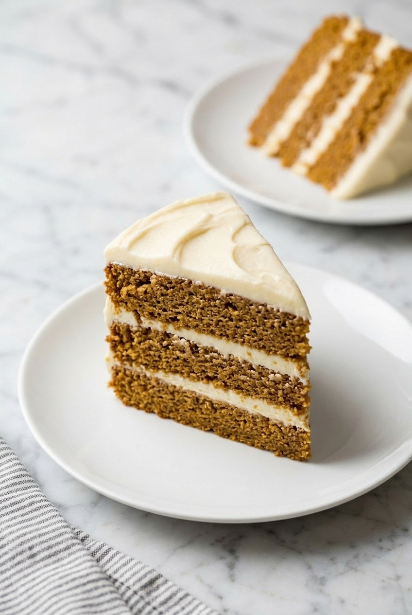 pumpkin layer cake dinner scene