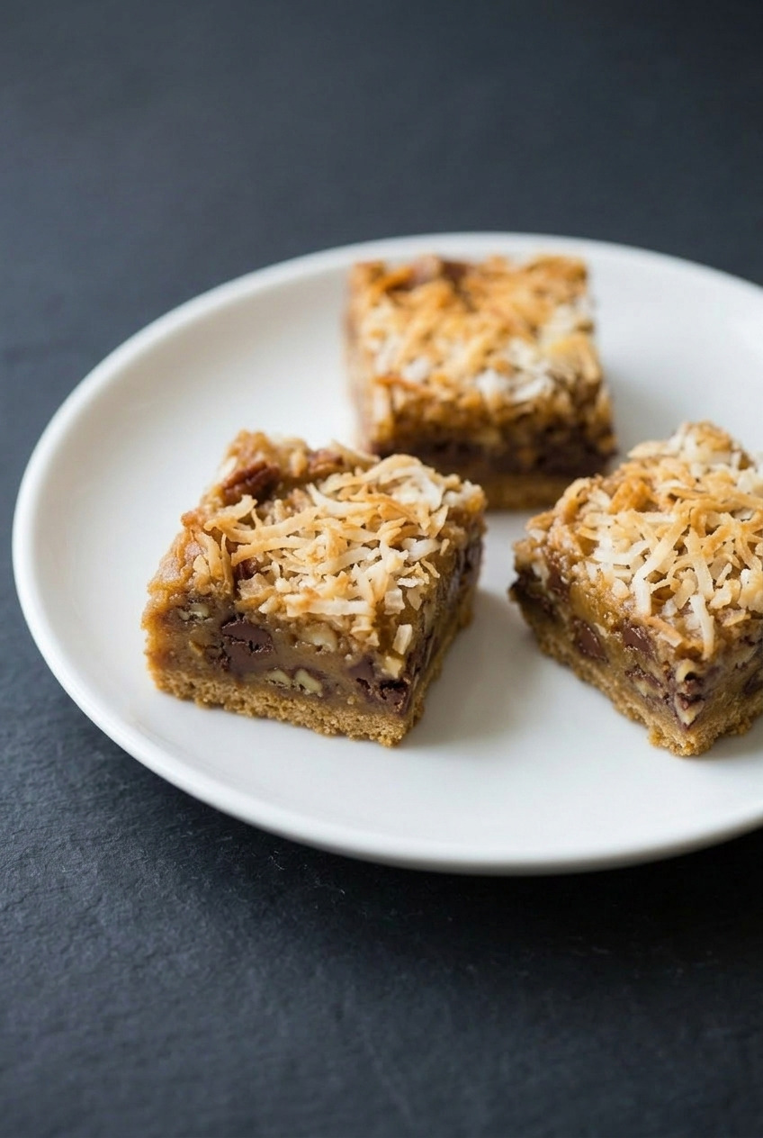 pumpkin magic layer bars dinner scene