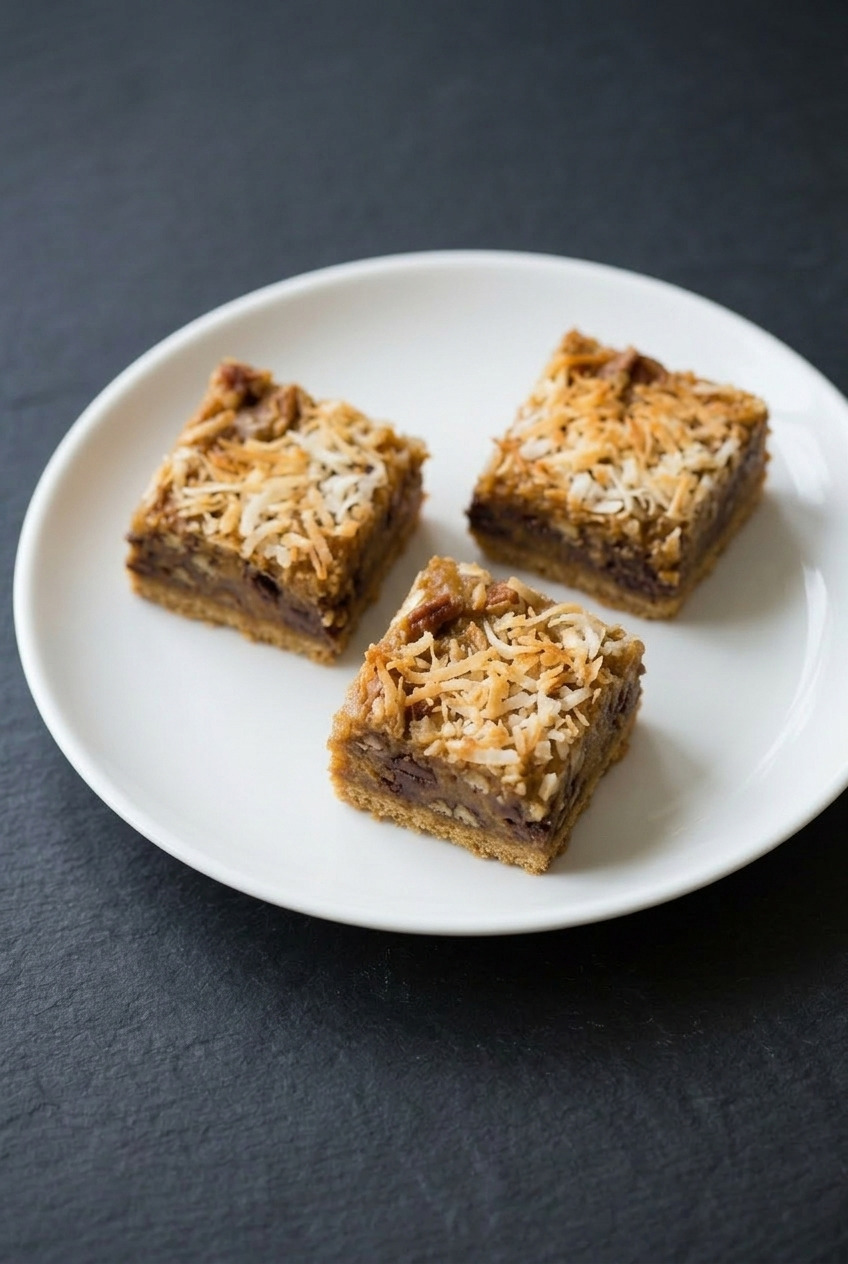 pumpkin magic layer bars served