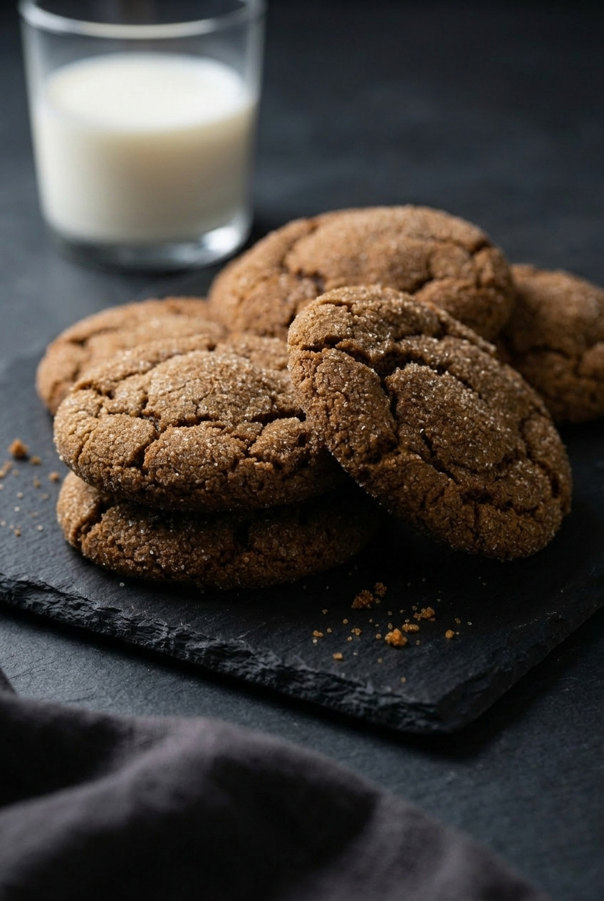 pumpkin molasses cookies dinner scene