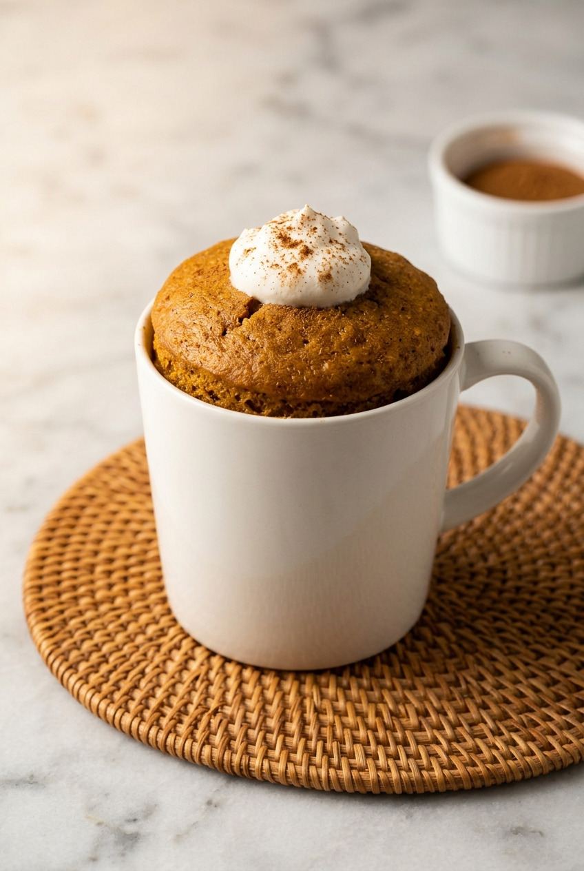 pumpkin mug cake