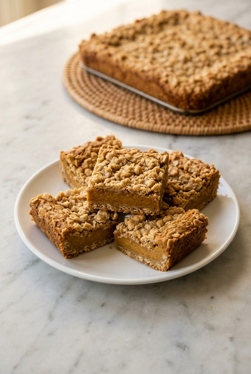 pumpkin oatmeal bars