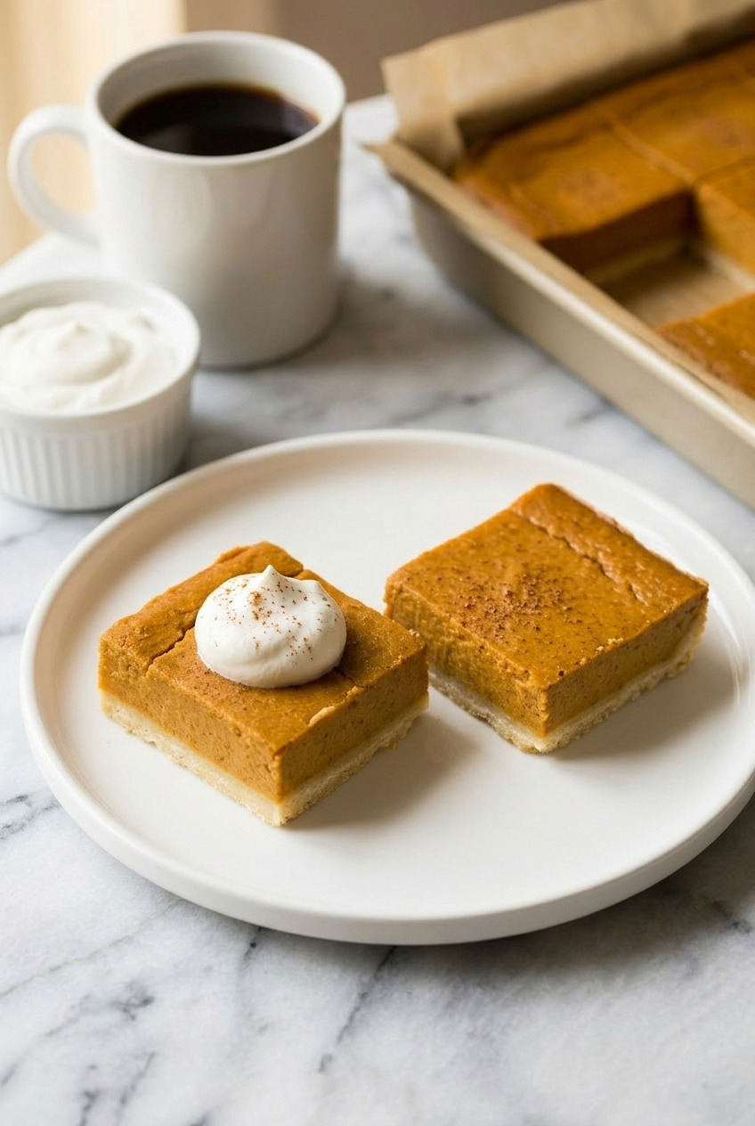 pumpkin pie bars complete meal