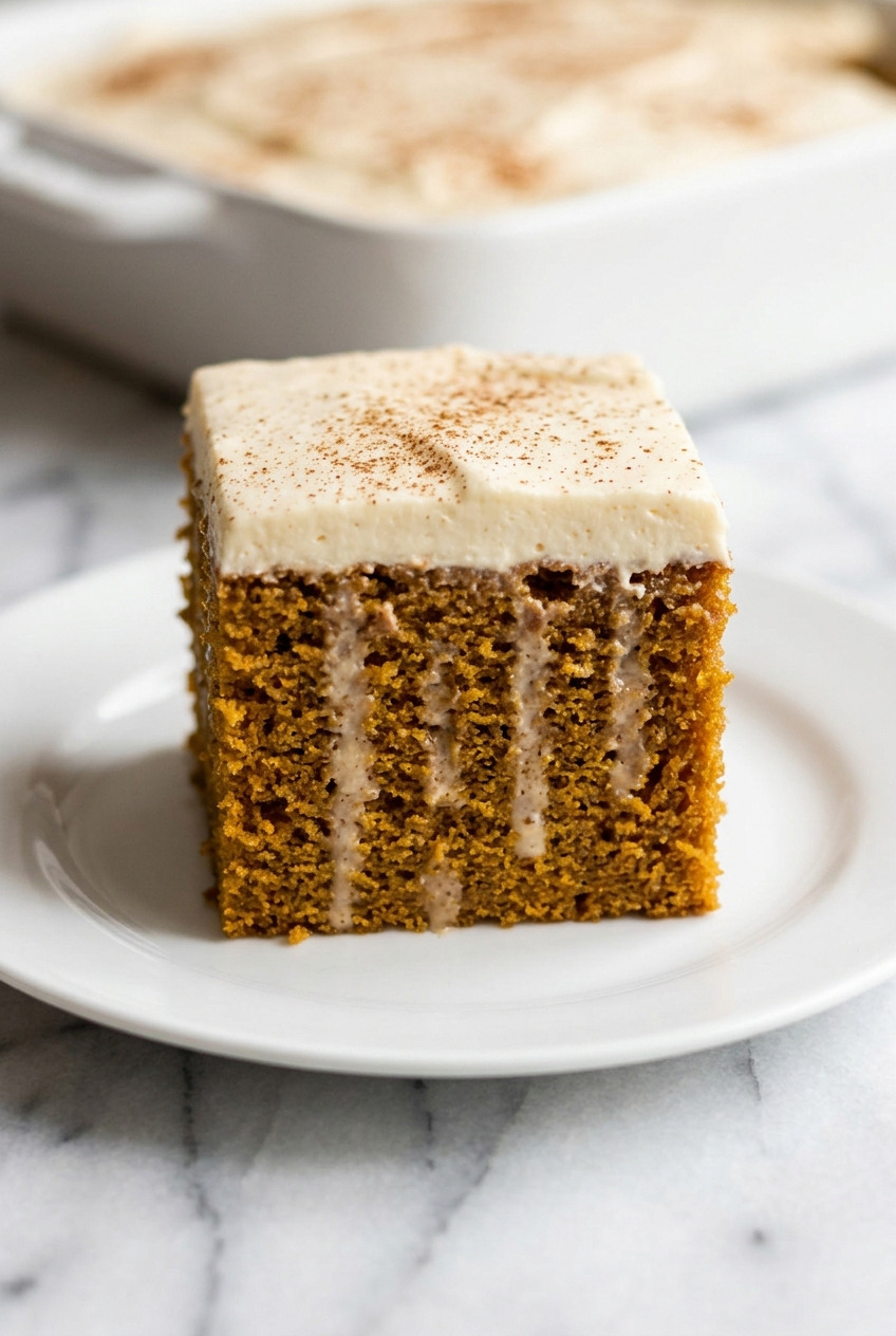 pumpkin poke cake