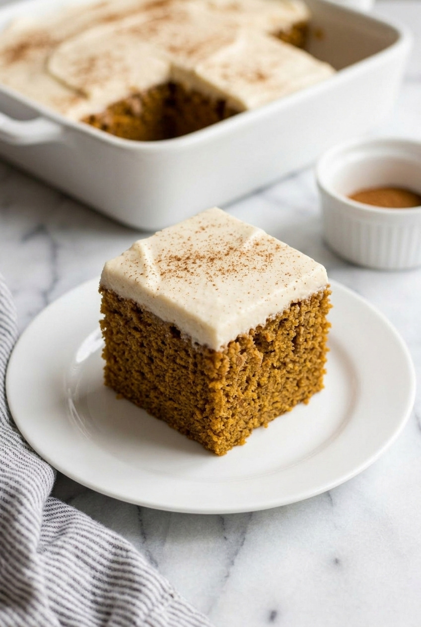 pumpkin poke cake complete meal