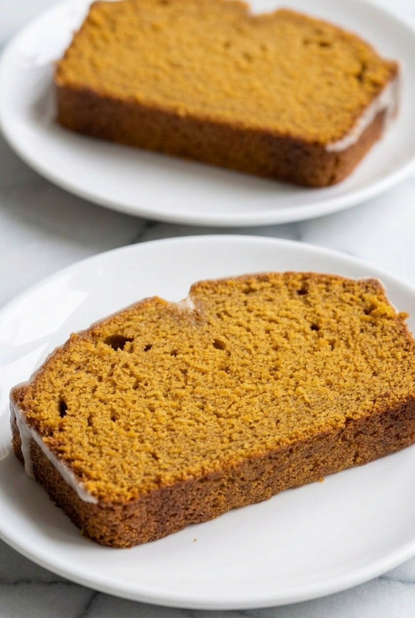 pumpkin pound cake dinner scene