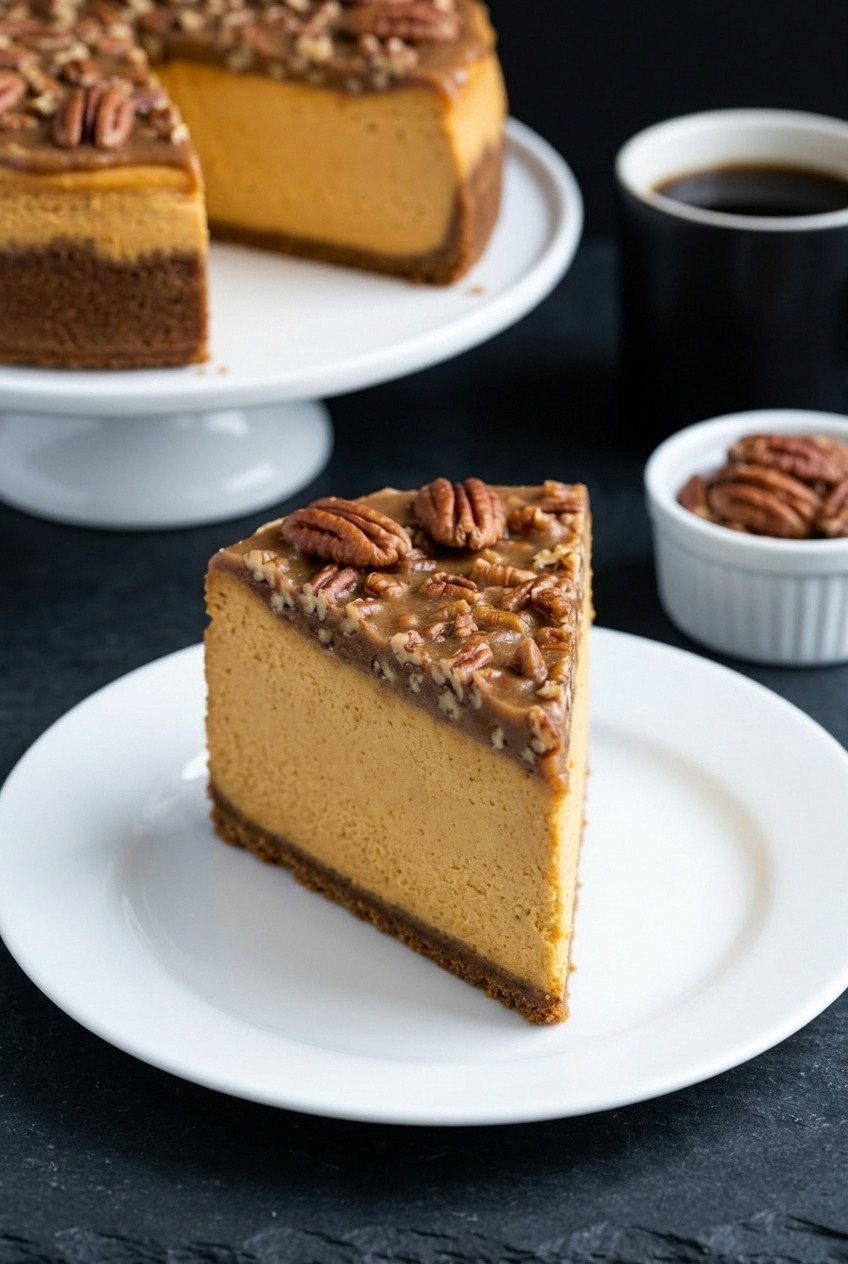 pumpkin praline cheesecake complete meal