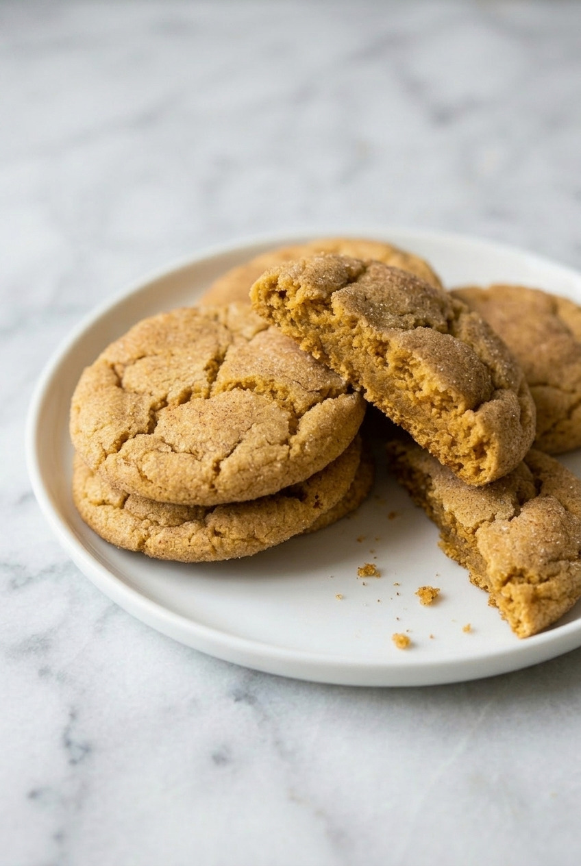 pumpkin snickerdoodles served