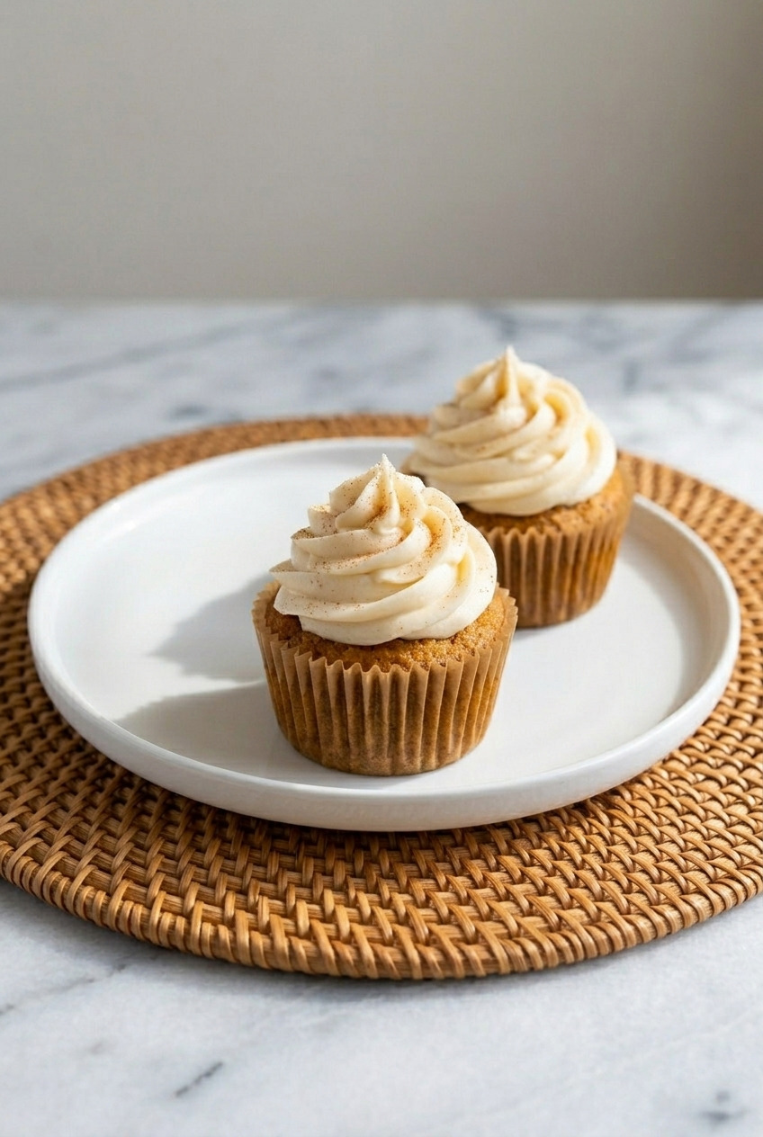 pumpkin spice cupcakes dinner scene
