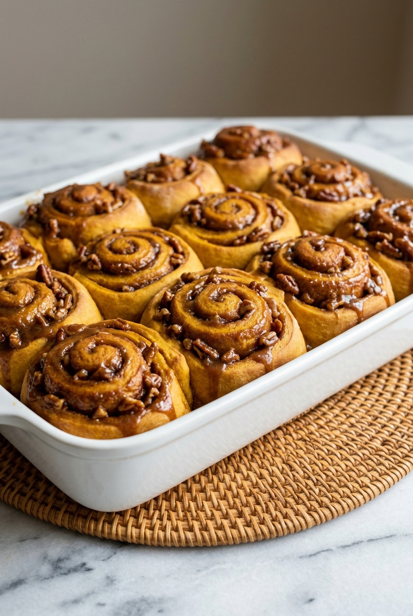 pumpkin sticky buns