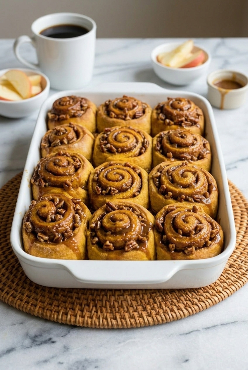 pumpkin sticky buns complete meal