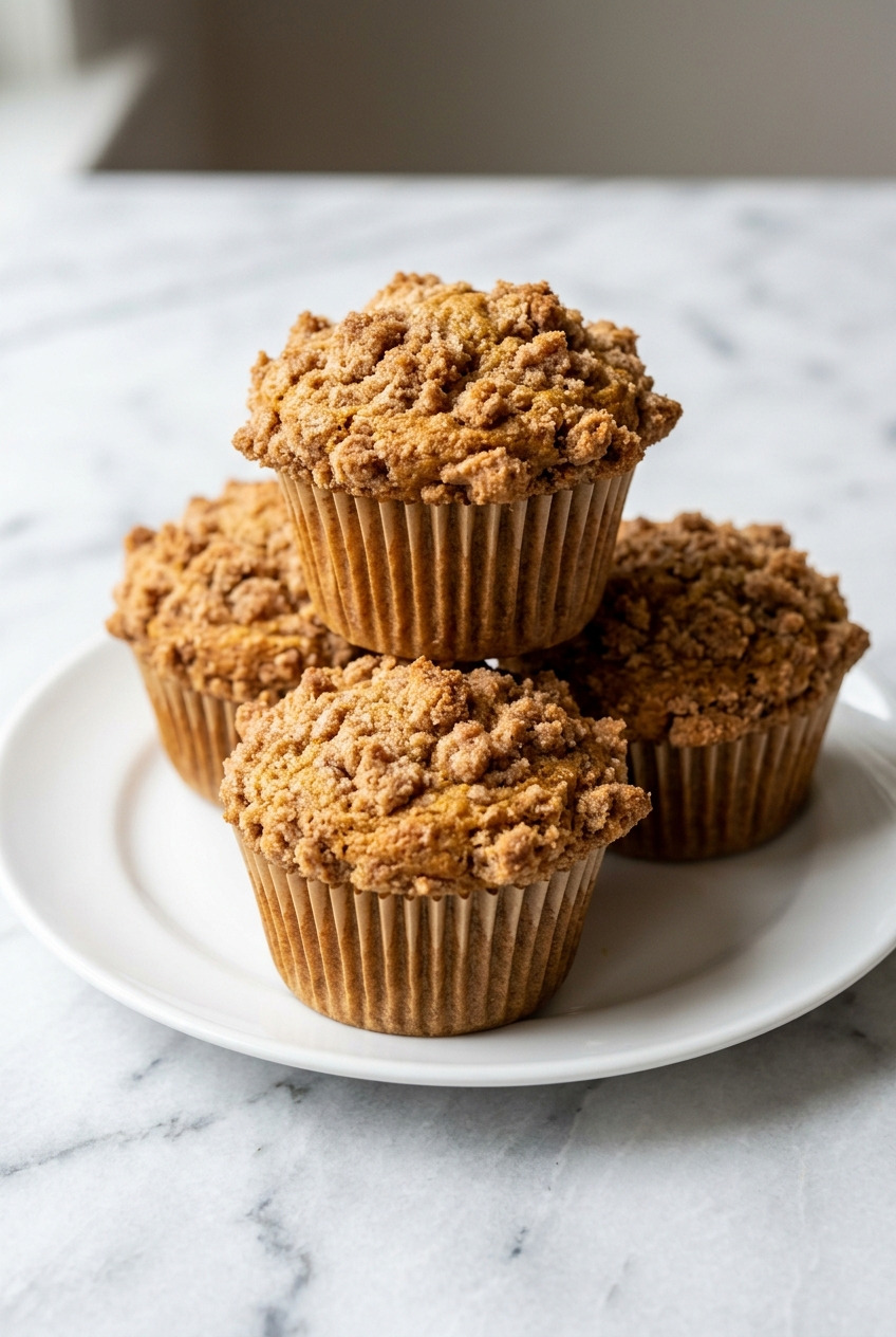 pumpkin streusel muffins