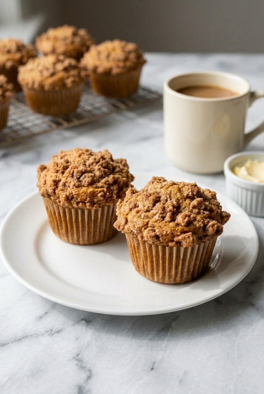 pumpkin streusel muffins complete meal