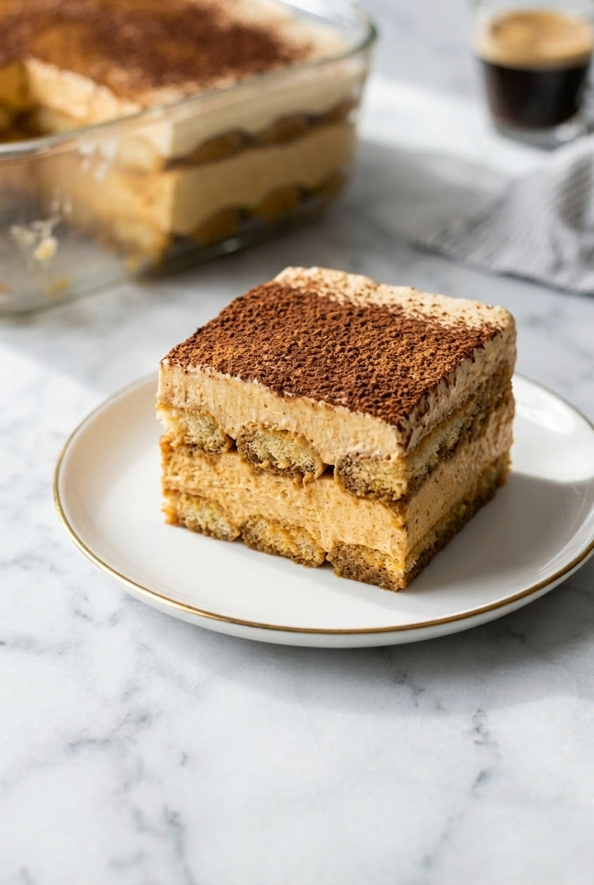 pumpkin tiramisu dinner scene