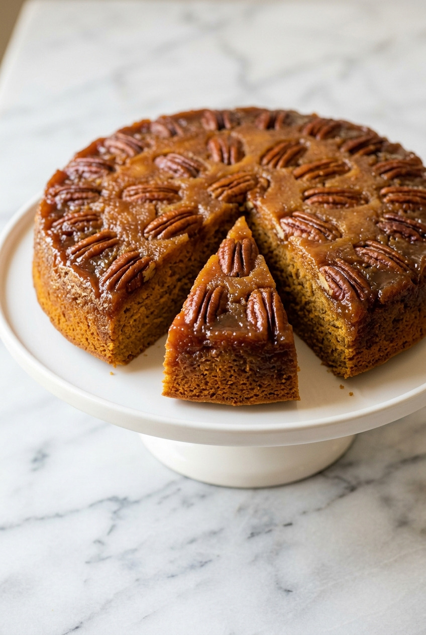pumpkin upside down cake