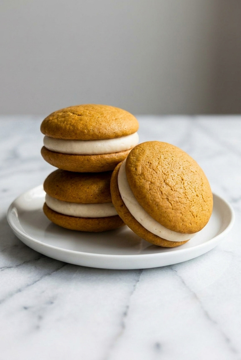 pumpkin whoopie pies dinner scene