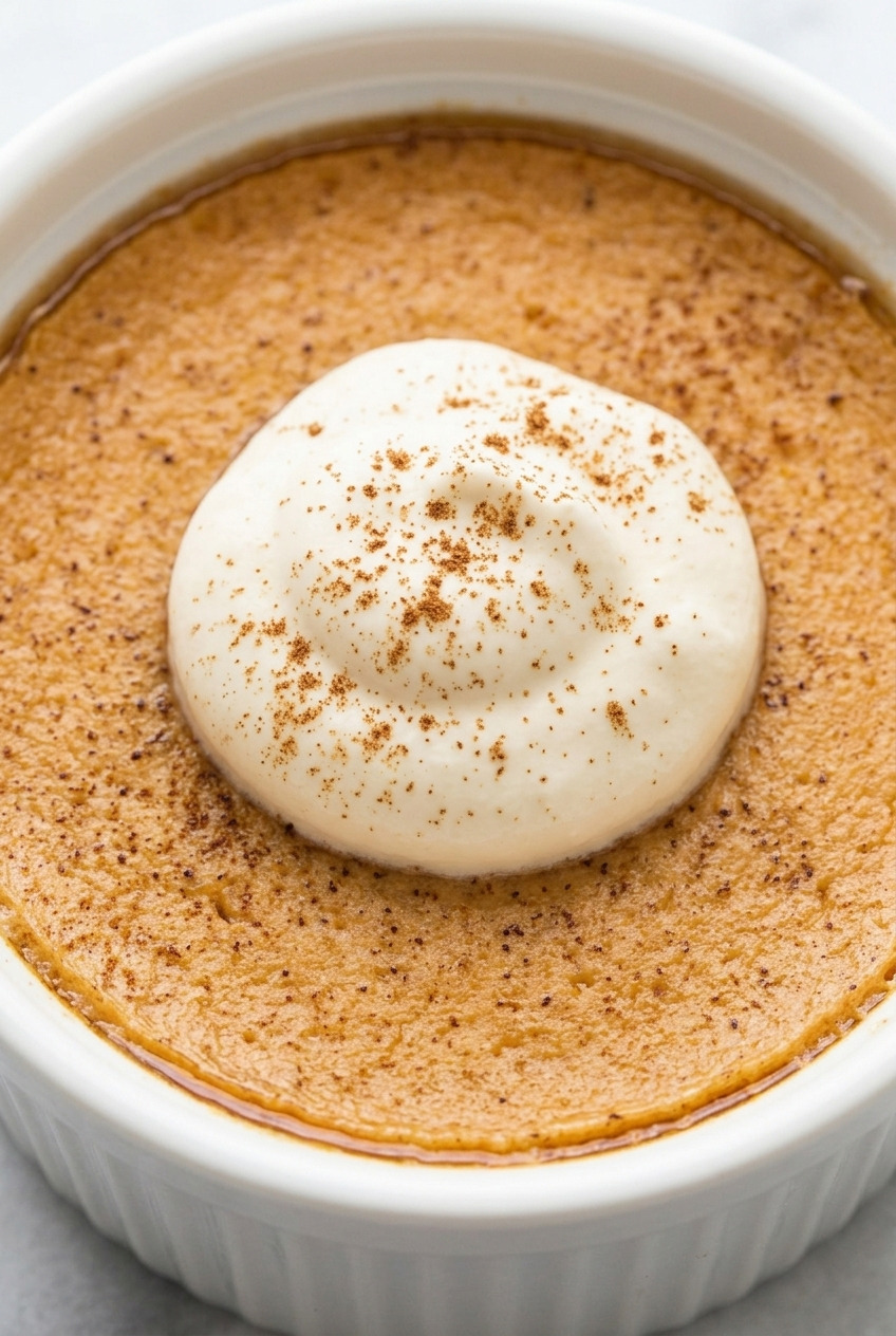 baked sweet potato custard