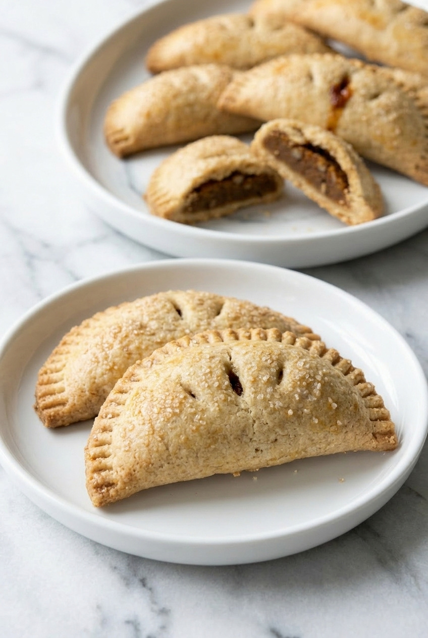 baked sweet potato hand pies dinner scene