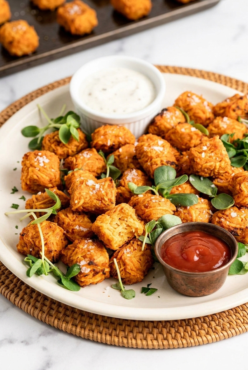 baked sweet potato tater tots