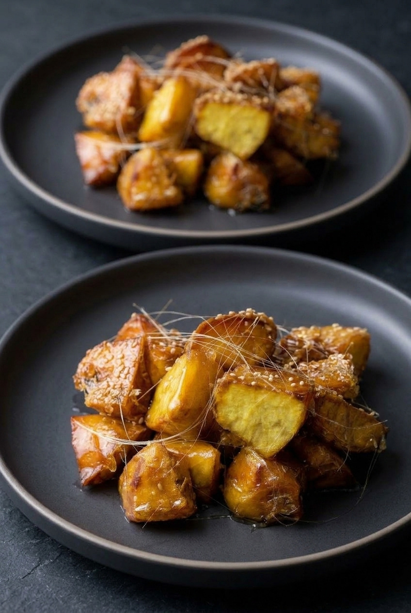 basi digua chinese sugarcoated sweet potato dinner scene